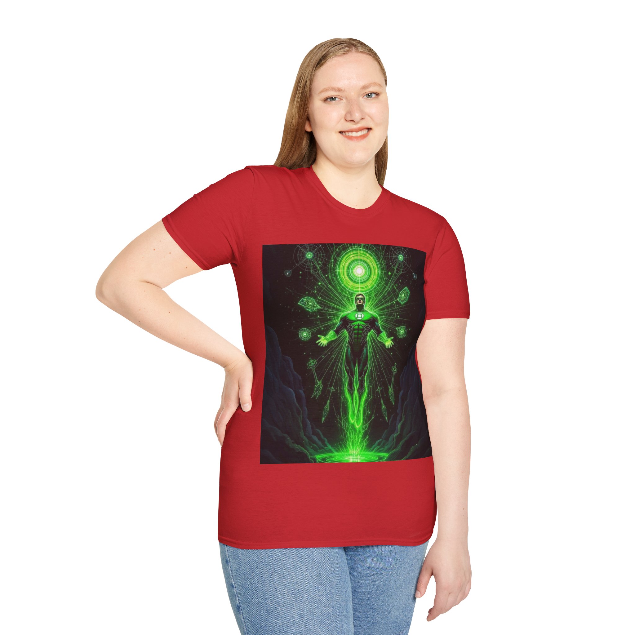 Green Lantern Cosmic Energy T-Shirt — Superhero Sci‑Fi Graphic Tee - Image 31